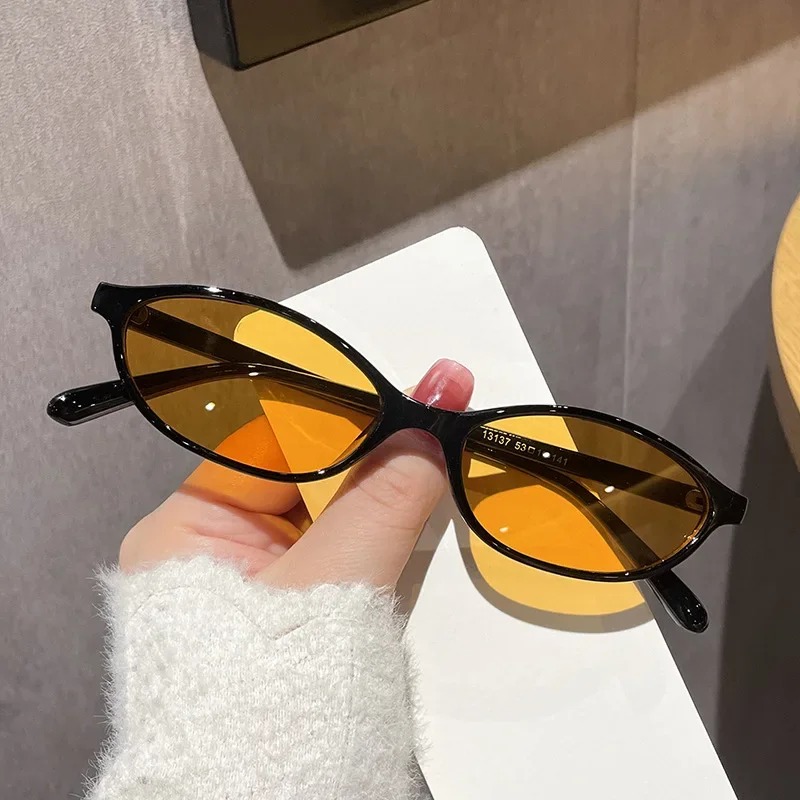 New Retro Small Oval Sunglasse - Sunglasses Cat Eye review and price