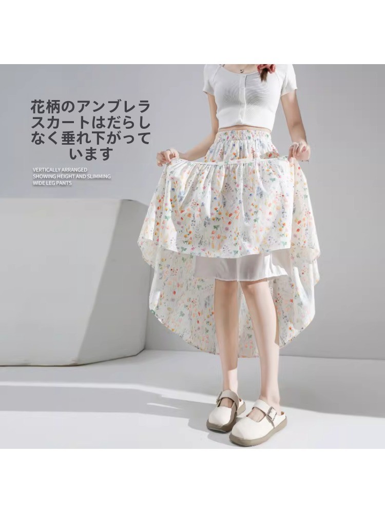 plus Size Floral Print A-Line  - Midi Skirt Floral review and price