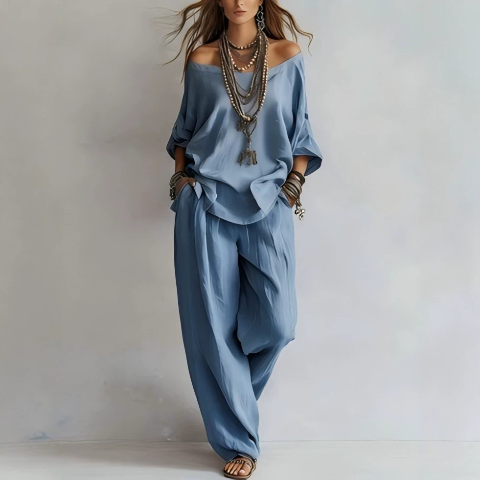 Casual Loose Linen Seven Sleev - Linen Pant Wide review and price