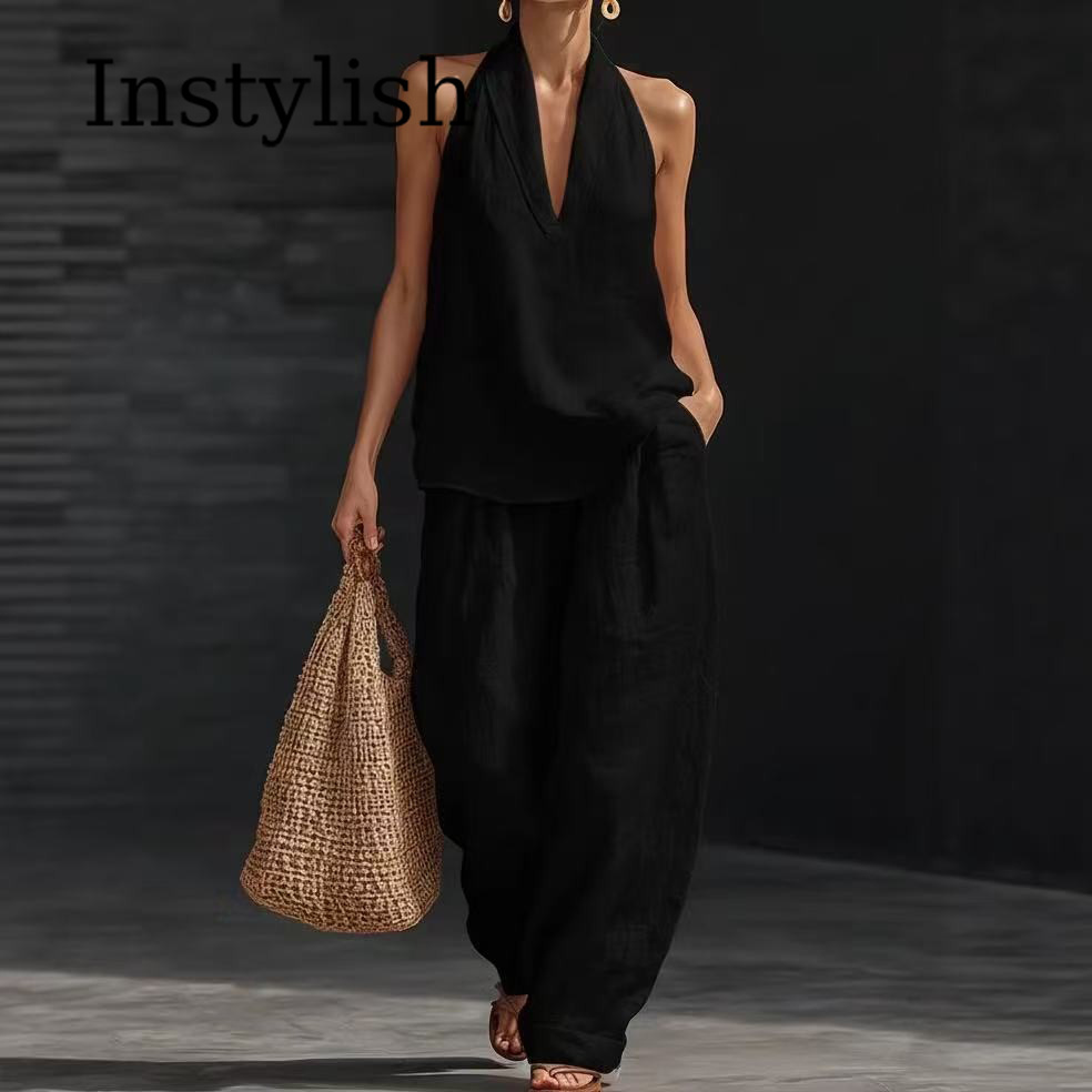 Summer Women's Casual Linen 2- - Linen Pant Wide review and price