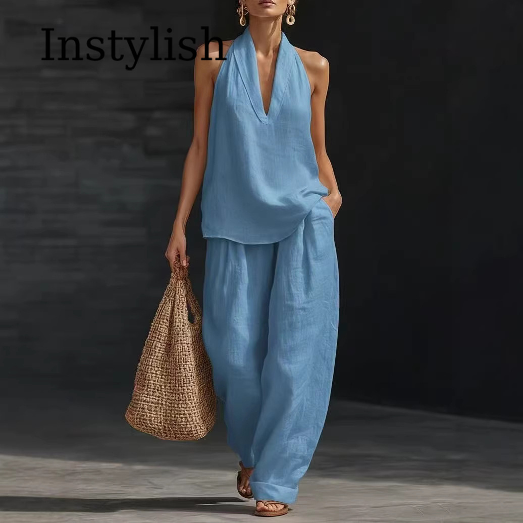 Summer Women's Casual Linen 2- - Linen Pant Wide review and price