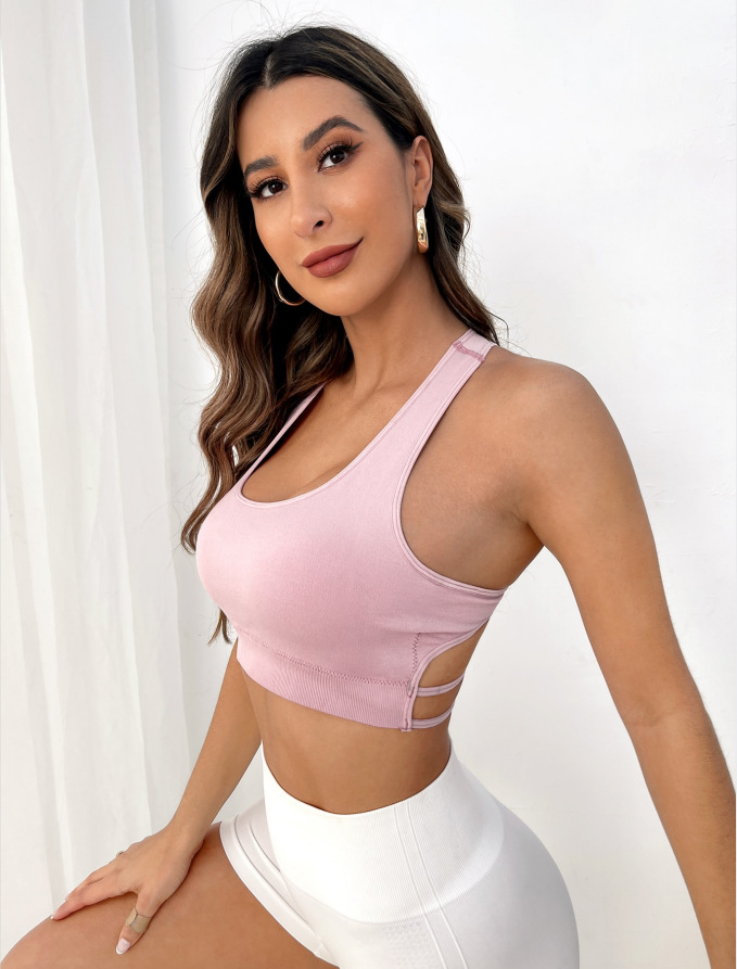 Breathable Sports Bra Fitness  - Crop Top Crochet review and price
