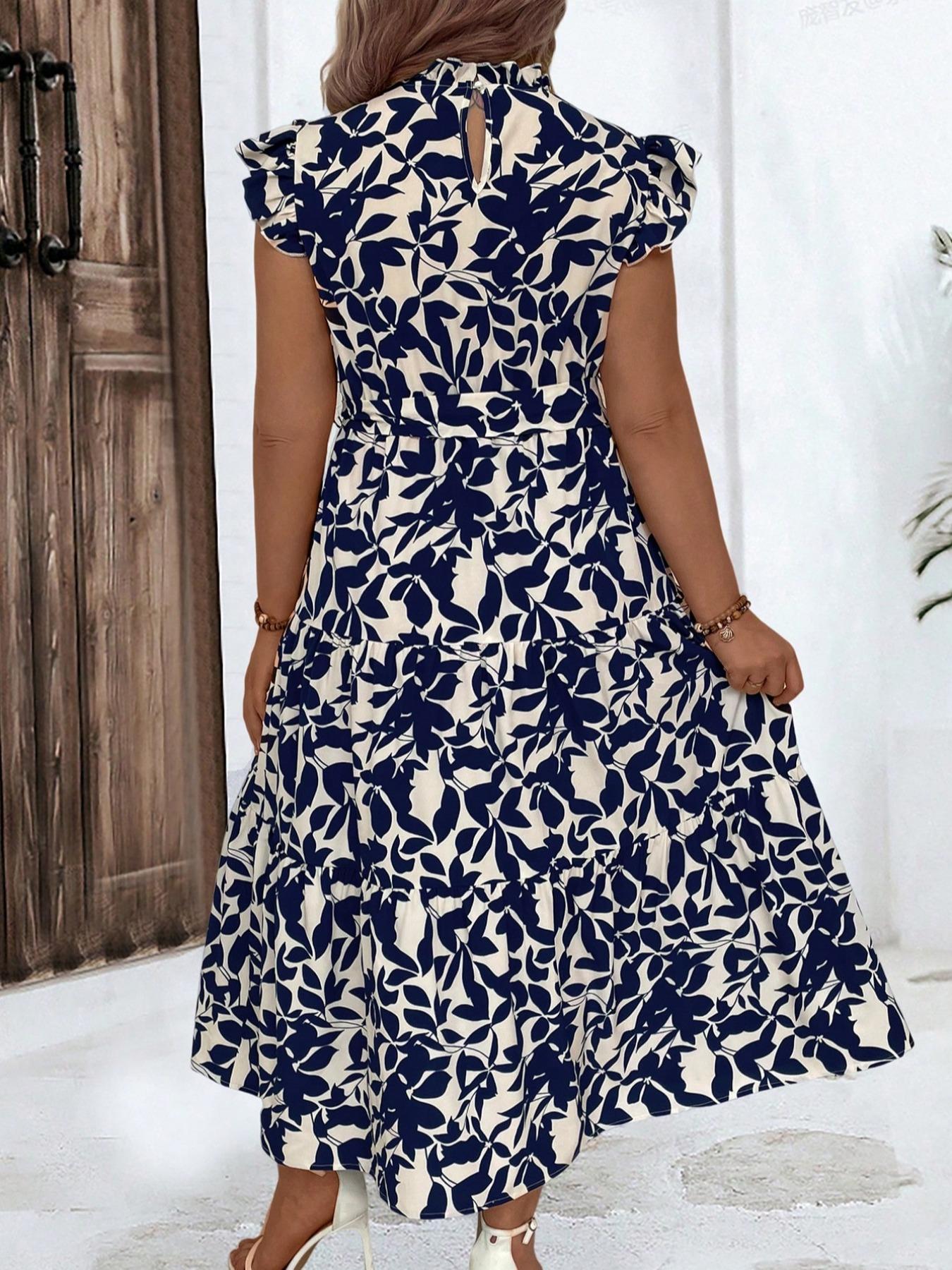 Plus Size Floral Print Ruched  - Romper Floral Print review and price