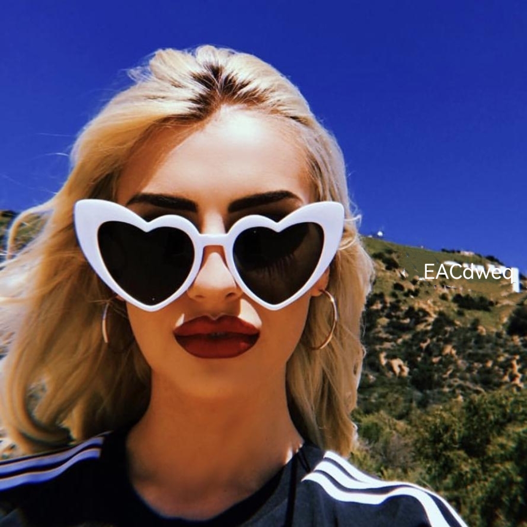 Love Heart Cat Eye Sunglasses  - Sunglasses Cat Eye review and price